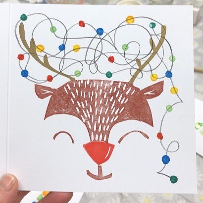 rudolph example paint dots